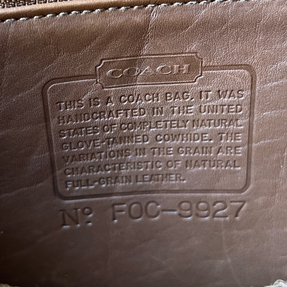 Vintage Coach Willis Crossbody Bag - Picture 9 of 9